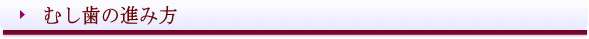 西条市 東予歯科 むし歯の進み方